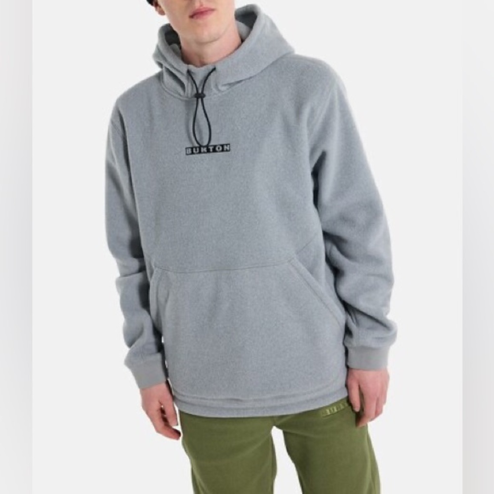 Burton Cinder Pullover Hoodie Gray Heather XS